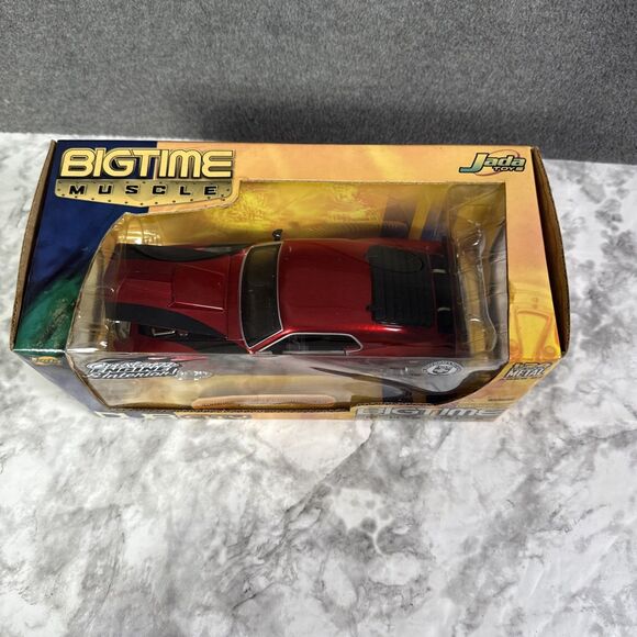 JADA 1/24 BIGTIME MUSCLE METALLIC RED BLACK 1970 FORD MUSTANG BOSS 429 NEW *READ - Picture 5 of 5